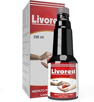 livorest Syrup for liver support | liver protector | liver detox | fatty liver | cleanse - 200 ml