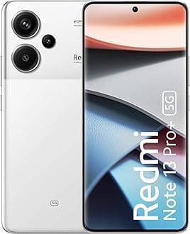 Xiaomi Redmi Note 13 PRO+ 5G (512GB + 12GB) 6.67" 200MP (for Tmobile Mint Tello & Global) Global Version GSM Unlocked (Moonlight White)
