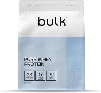 Pure Whey Protein Powder,Unflavoured,23g Protein and 5g BCAAs per Scoop,Whey Concentrate Shake,Low Sugar,Supports Muscle Growth and Repair,Smooth Mixing,Vegetarian,2.5kg