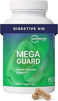 MegaGuard - Artichoke Leaf Extract, Ginger & Licorice Combined to Help Balance Stomach Acid, Promote Normal Digestion & Reduce Occasional Gas & Bloating (60 Capsules)