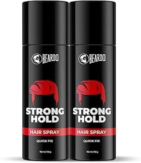 Beardo Strong Hold Hair Spray, 192ml (Pack of 2) | Hair Spray for Men | Hair Styling | Hair Setting Spray | Hair Fixing Spray | Strong Hold