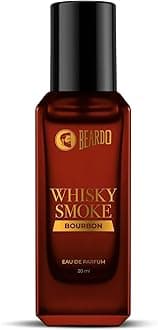BEARDO Bourbon Whisky Smoke Perfume For Men, 20Ml | Oriental, Woody, Leathery | Long Lasting Mens Perfume | Best Date Night Fragrance Body Spray For Men | Christmas Gift For Men | Gift For Friends
