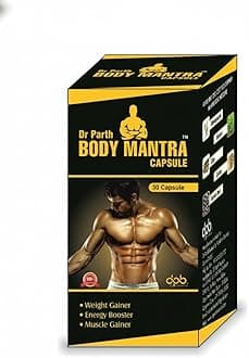 Dr. Parth Body Mantra Ayurvedic Herbal Capsules 30 Overall Health, Energy & Wellness, Natural Herbal Supplement for Men & Women, Immunity & Vitality Support