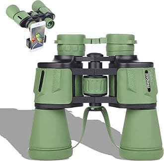 20x50 Binoculars for Adults and Kids,High Power Military Low Light Night Vision Binoculars,Waterproof HD Professional/Compact Binoculars,Telescope for Adults Bird Watching Travel Hunting Stargazing