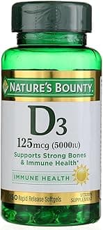 Nature's Bounty, D 5000 Iu Softgels, 100 ct