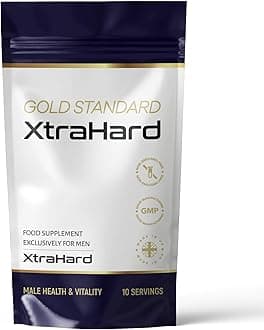 XtraHard | 10 Tablets | 100% Natural, Exclusively for Men, 10 Blue Pill Tablets, Manufactured in The UK.