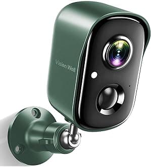 Security Cameras Wireless Outdoor, 2K Battery Powered AI Motion Detection Spotlight Siren Alarm WiFi Surveillance Indoor Home Camera, Color Night Vision, 2-Way Talk, Waterproof, Cloud/SD Storage