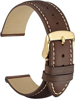 Watch Band 14mm 16mm 18mm 19mm 20mm 21mm 22mm 23mm 24mm - Vintage Leather Watch Strap,Choice of Color and Width