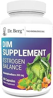 DIM SUPPLEMENT ESTROGEN BALANCE - ORIGINAL ESTROGEN SUPPLEMENT FOR WOMEN WITH DIINDOLYLMETHANE FOR MENSTRUAL SYMPTOMS & MENOPAUSE RELIEF & BLACK PEPPER FOR ENHANCED ABSORPTION - 60 CAPSULES