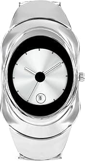 Men's Fashion Watches Stylish Futuristic Collectible Unique Male Wristwatch Analog Quartz Clock Date Waterproof Watch for Men