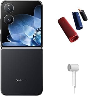 Xiaomi Mix Flip 5G Mobile,Black (12GB RAM+512GB) |Snapdragon® 8 Gen 3| 6.86" + 4.01" 120Hz dual display| 4780mAh battery| Leica Dual Camera 50+50, 32MP Front camera| Free outdoor speaker + Hair Dryer
