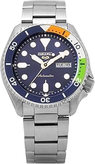 SEIKO New Launch India Exclusive Blue Dial Men's Watch, Stainless Steel Band, Limited Edition with Extra Additional Strap- SRPK81K1