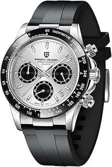 Pagani Design PD1664 Classic Men's Quartz Watch Japan VK63 Movement Ceramic Bezel Stainless Steel Waterproof Business Sport Chronograph Date