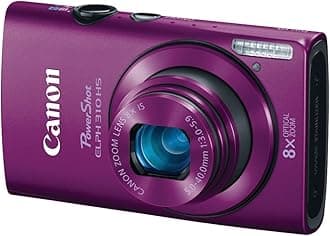 Canon PowerShot ELPH 310 HS 12.1 MP CMOS Digital Camera with 8x Wide-Angle Optical Zoom Lens and Full 1080p HD Video (Purple)