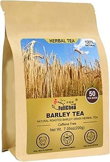 Barley Tea, 4g X 50 Count - Premium Natural Roasted Barley Grain - Mild Baking Type - Non-GMO - Caffeine-free - Damai Cha - Digestion Support & Rich in Nutrition
