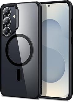 ESR for Galaxy 2025 Plus Case, Compatible with MagSafe, Magnetic Case for Galaxy 2025 Plus, Military-Grade Protection, Classic Hybrid Case (HaloLock), Clear Black