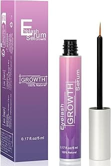 Premium Eyelash Growth Serum, Eyebrow Growth Serum, 18 Plant Extracts for Advanced Lashes Enhancer Longer, Fuller and Thicker, Natural Beauty Enhancement (4.65ml)