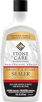 Stone Care International Granite Stone Sealer - 16 Ounce - for Granite Marble Soapstone Quartz Quartzite Slate Limestone Corian Laminate Tile Countertop