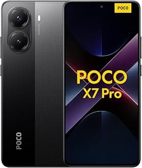 Xiaomi POCO X7 Pro smartphone, 8+256GB, black, 50MP main camera with OIS, 6000mAh (typ) battery with 90W HyperCharge, IP68, AI features (no charger included), 2 year Warranty