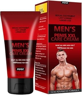 Male Enlargement Cream, Thicker Longer Stronger, 50 ml (Red)