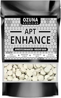 APT Enhance Appetite Stimulant - Max Strength Appetite Booster for Weight Gain - Natural Appetite Support to Increase Food Intake - 100 Easy-to-Swallow Tablets
