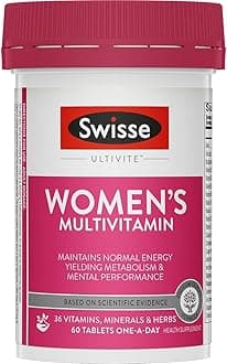 Ultivite One Daily Multivitamin for Women | Increase Immunity, Energy & Stamina Production with 36 Vitamins, Herbs & Minerals | 60 Tablets | Australia's No.1 Multivitamin Brand