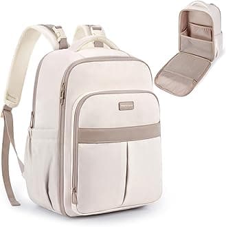 mommore Diaper Bag Backpack Large Baby Bag 37L with 15.6'' Laptop Sleeve Mom Bags with Insulated Pockets, Changing Pad, Stroller Straps, Travel, Work