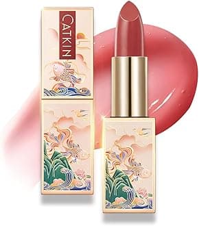 Lip Balm Color Tinted Lip Stain Ultra Hydrating Moistrurizer Chapstick with Vitamin E Nourishing For Cracked & Dry Lips 0.12 oz C06 Camellia
