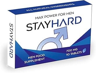 More Longer | More Harder | More Stronger Performance | Stamina Endurance Booster Herbal Supplement Blue Tablets for Men - 10 Ginseng Tablets
