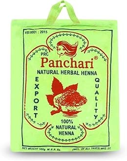 PANCHARI Organic, Natural Henna Leaf Powder For Hair Colour And Growth (500gm)