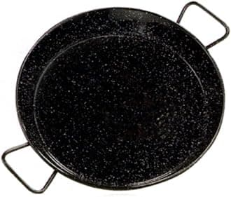 11-Inch Enameled Steel Paella Pan, 28cm