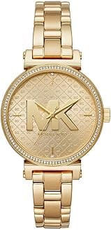 Michael KorsSofie Watch for Women, Quartz movement with Stainless steel or Leather strap