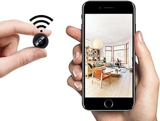 efancy Spy Camera 1080P WiFi Hidden Cameras Wireless Indoor Secret Cam Mini Nanny Spy Cam Home Security Surveillance Cameras Micro Small Monitor Video Camera with Motion Detection App Control