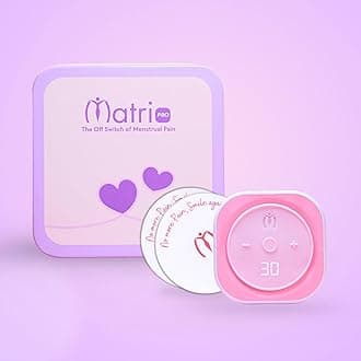 Pro Period Pain Relief Device - Advanced TENS Technology for Instant Menstrual Pain Relief, Wearable & Drug-Free Cramp Relief, Rechargeable & Non-Invasive, Portable Solution for Women’s Comfort, 12 Month Warranty, As Seen on Shark Tank