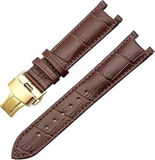 Genuine Leather Watchband For GC 22 * 13mm 20 * 11mm Notched Strap Withstainless Steel Butterfly Buckle Men And Women Watch Belt