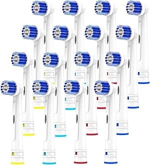 Replacement Toothbrush Heads Compatible with Oral B Braun,16 Pack Professiona...