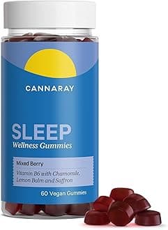 Cannaray Sleep Gummies (60 Count) - Mixed Berry