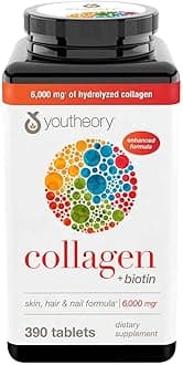 youtheory Collagen Advanced Formula 1, 2 and 3, 1 Pack (390 Tablets) kg2sgk23