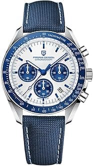 Pagani Design 1701 V3 Men's Chronograph Quartz Dial 40mm VK63 Movement Stainless Steel Mirror Sapphire Watch 100 Meter Water Resistant Sport Watch