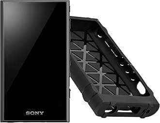 Sony NW-A306 Walkman A Series High-Resolution Digital Audio Player (Black) with Rugged Hardshell Case Bundle (2 Items)