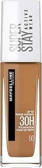 MaybellineNew York Foundation, Superstay Active Wear 30 Hour Long-Lasting Liquid Foundation, Lightweight Feel, Water, Sweat and Transfer Resistant, 30 ml, Shade: 60, Caramel