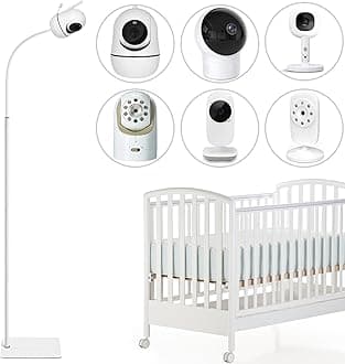 67 inch Adjustable Height Baby Monitor Floor Stand Holder for Infant Optics DXR-8 Pro,eufy HelloBaby HB6560/HB6550/Pro/HB65/HB66/HB248,ANMEATE SM935E or Any Cameras with 1/4 Screw Mount