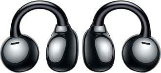 FreeClip, Innovative Clip Design, Intensive Open-Ear Listening Experience, AI Background Noise Cancellation for Calls, Super Long Battery Life, Android & iOS, Black