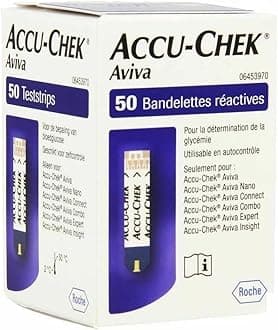Accu-Chek Aviva 50 Test Strips (White)