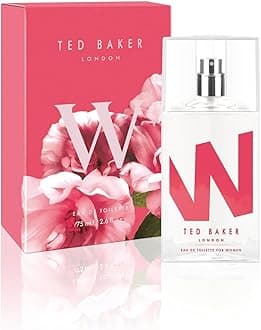 Ted Baker W EDT, Gentle and Sophisticated Fragrance, Fig Leaf, White Peony and African Violet Top Notes with Pink Orchid, Cassis and Raspberry Middle Notes, 2.54 fl oz