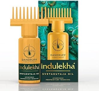 Svetakutaja Ayurvedic Hair Oil 50 ml|Ayurvedic Medicinal oil for dandruff treatment with Svetakutaja- Comb Applicator Bottle for Men & Women