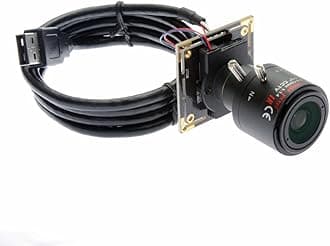 960P Low Illumination USB Camera Module with 2.8-12mm Varifocal Lens Mini 1.3megapixel Manual Zoom USB Camera for Computer UVC USB2.0 Embedded Video Webcam Board for Close-up Image