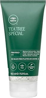 Tea Tree Firm Hold Gel, Hair Gel, Maximum Hold, High-Shine Finish, For All Hair Types