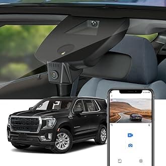 4K Dash Cam Suitable for GMC Yukon Denali AT4 XL 2021-2024 SLE SLT (HD2-6272, has Auto-Dimming), OEM Style, 2160P UHD Video, Built-in WiFi & APP, Loop Recording, G-Sensor, Plug&Play, 64GB Card