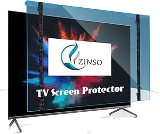 ZINSO 24 Inch 3mm Acrylic TV Screen Guard | 9H Hardness | Scratch & Splash Resistant | ISO Certified Protection with Ultra HD Clarity